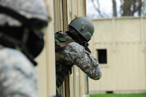 RBT Force on Force Instructor reality based training for law enforcement utilizing non-lethal training ammunition.